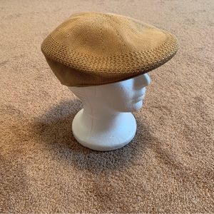 Tan Newsboy Cap - Medium